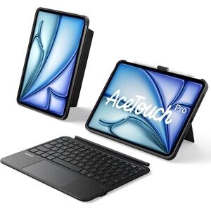 Inateck for iPad Air 11/Pro 11 Inch Case Keyboard, 5.1" Full-Area Trackpad